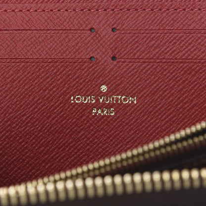 Louis Vuitton Damier Ebene Clemence Wallet Cherry 6 of 8
