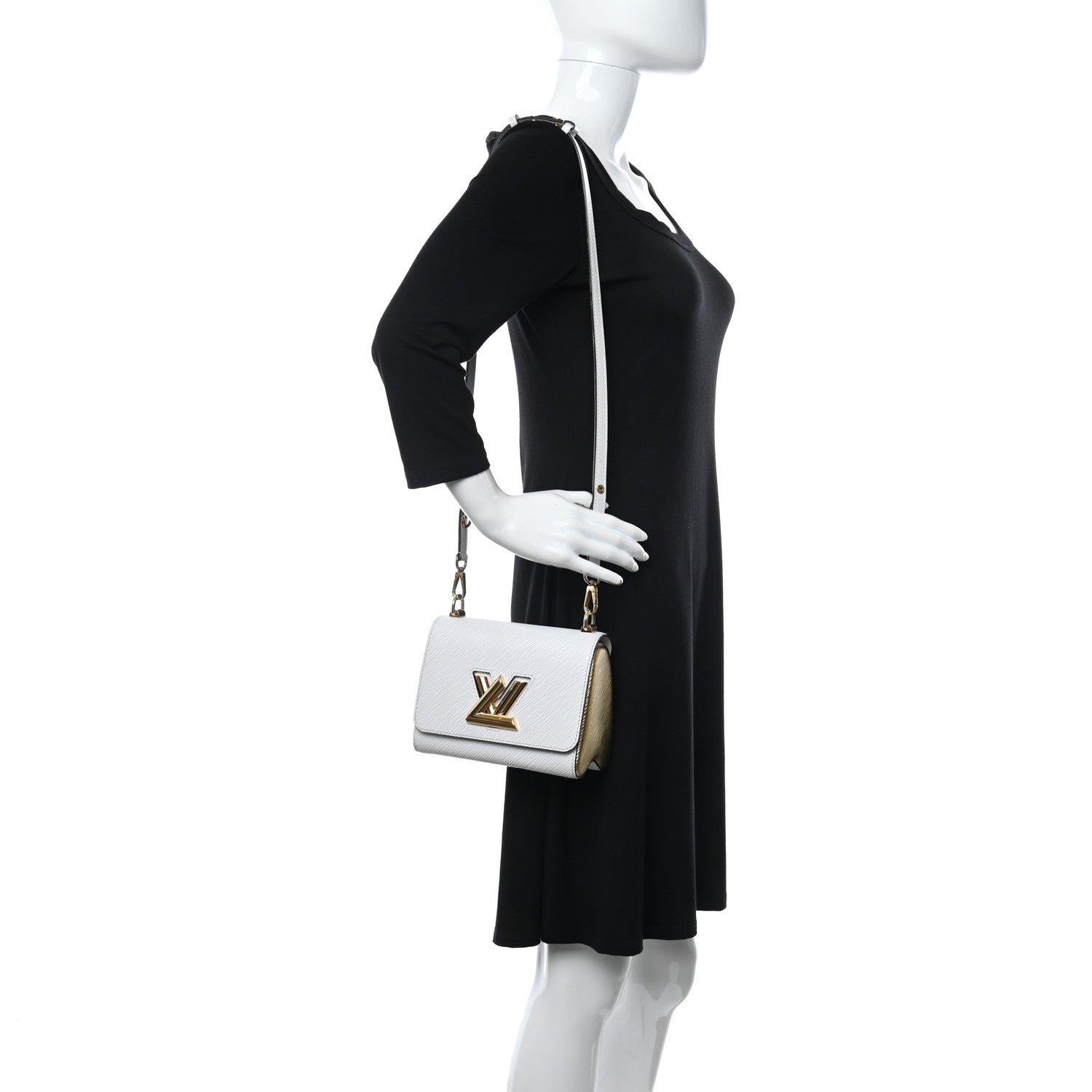 Louis Vuitton Epi Twist PM and Twisty White Gold 2 of 10