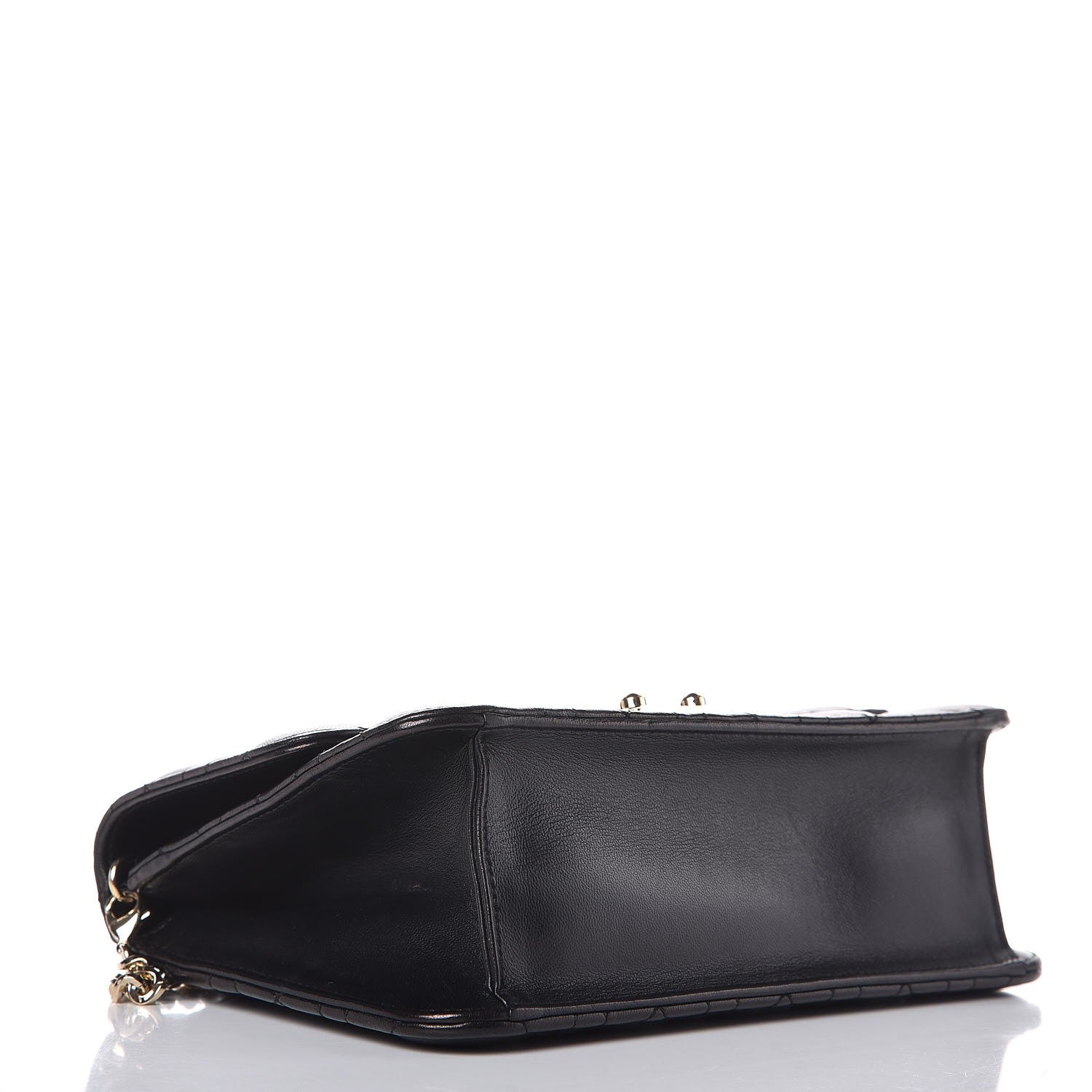 Christian Dior Lambskin Cannage Miss Dior Promenade Pouch Black 4 of 8