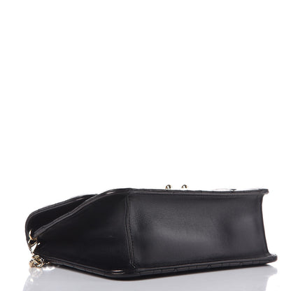Christian Dior Lambskin Cannage Miss Dior Promenade Pouch Black 4 of 8