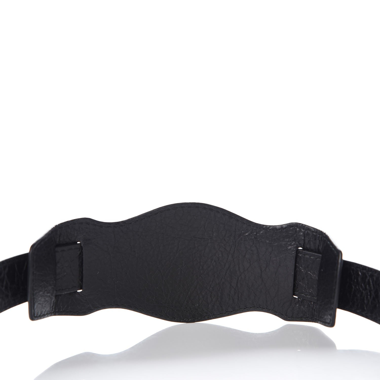 Balenciaga Agneau Classic Hardware Logo Shoulder Strap Black 2 of 3