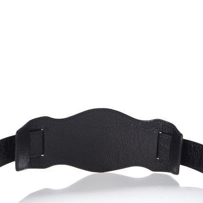 Balenciaga Agneau Classic Hardware Logo Shoulder Strap Black 2 of 3