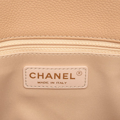 Chanel Caviar Quilted Grand Shopping Tote GST Beige Clair 6 of 10