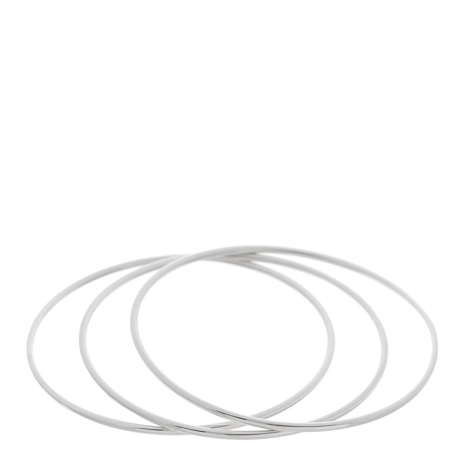 Tiffany Sterling Silver Bangle Bracelet Set 3 of 4