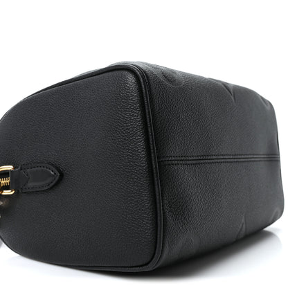 Louis Vuitton Empreinte Monogram Giant Speedy Bandouliere 25 Black 8 of 10