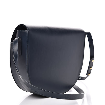 Mansur Gavriel Calfskin Saddle Crossbody Bag Blu 2 of 12