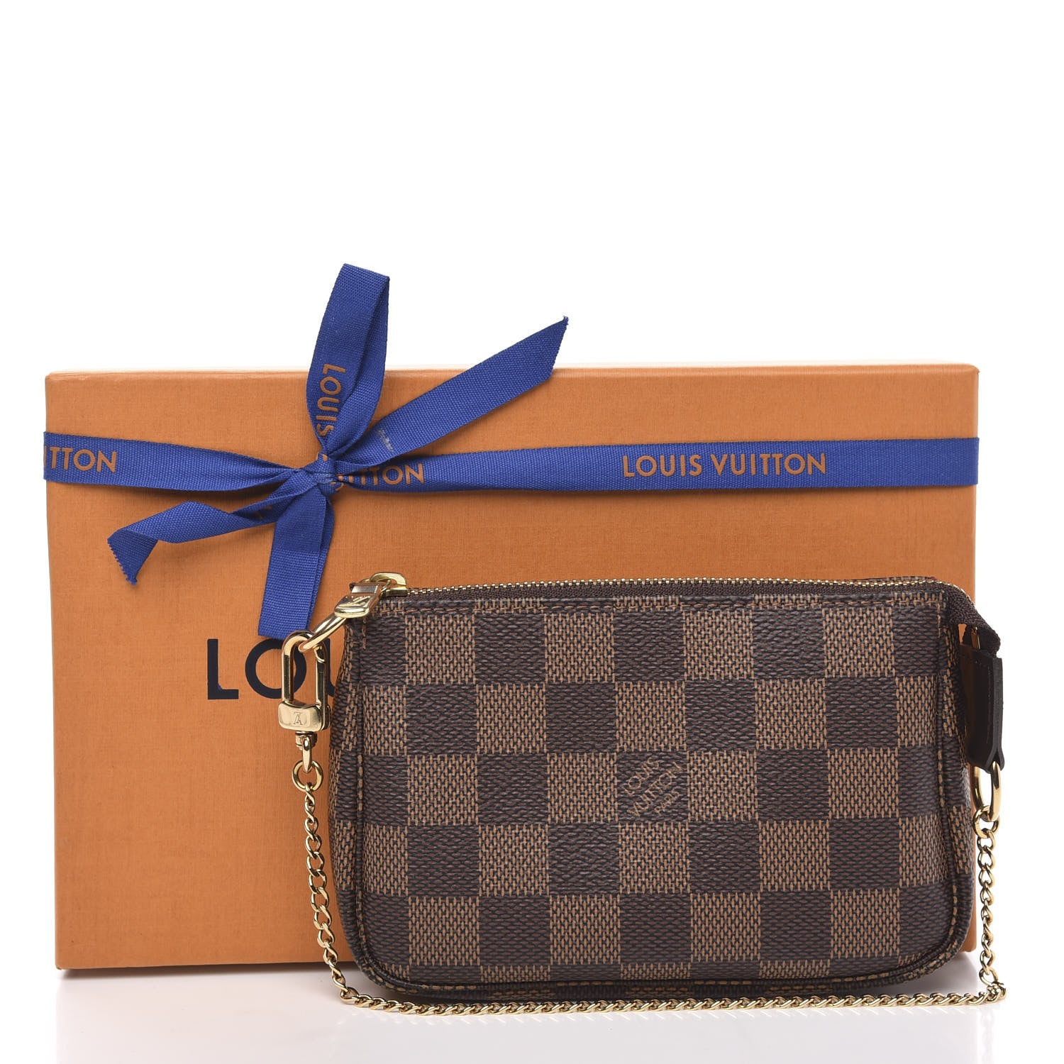 Louis Vuitton Damier Ebene Mini Pochette Accessories 9 of 9