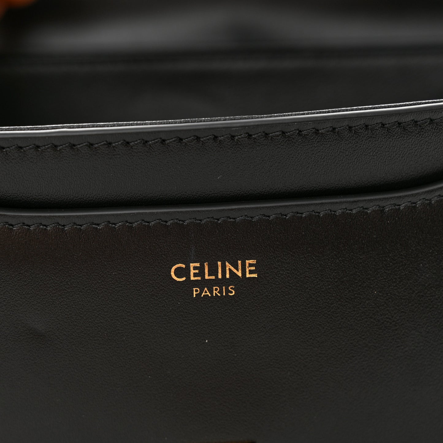 Satinated Calfskin Mini 16 Top Handle Bag Black