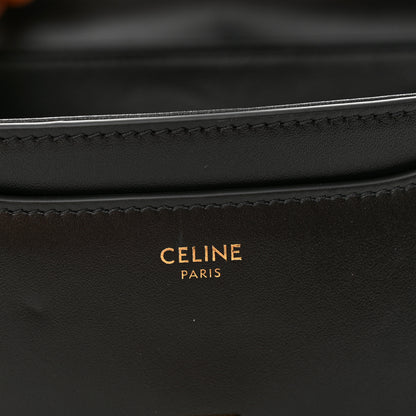 Celine Satinated Calfskin Mini 16 Top Handle Bag Black 6 of 12