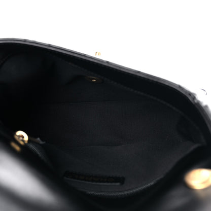 Chanel Lambskin Quilted Small Lacquered Chain Flap Black 4 of 9