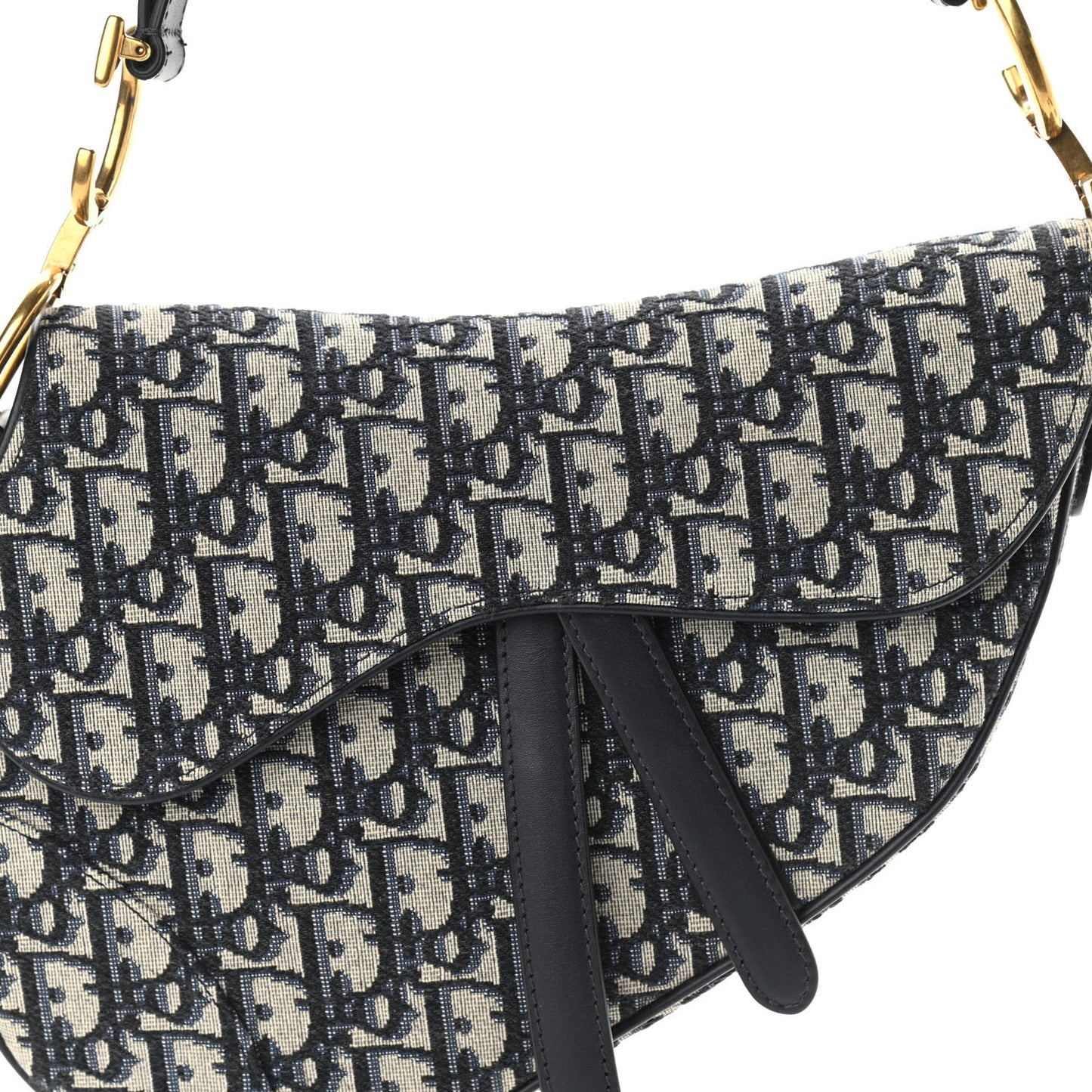 Oblique Saddle Bag Blue