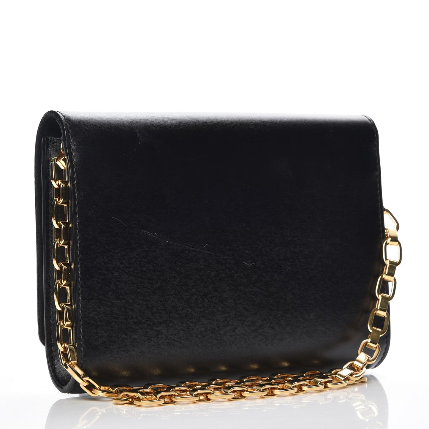 Calfskin Chain Louise GM Black