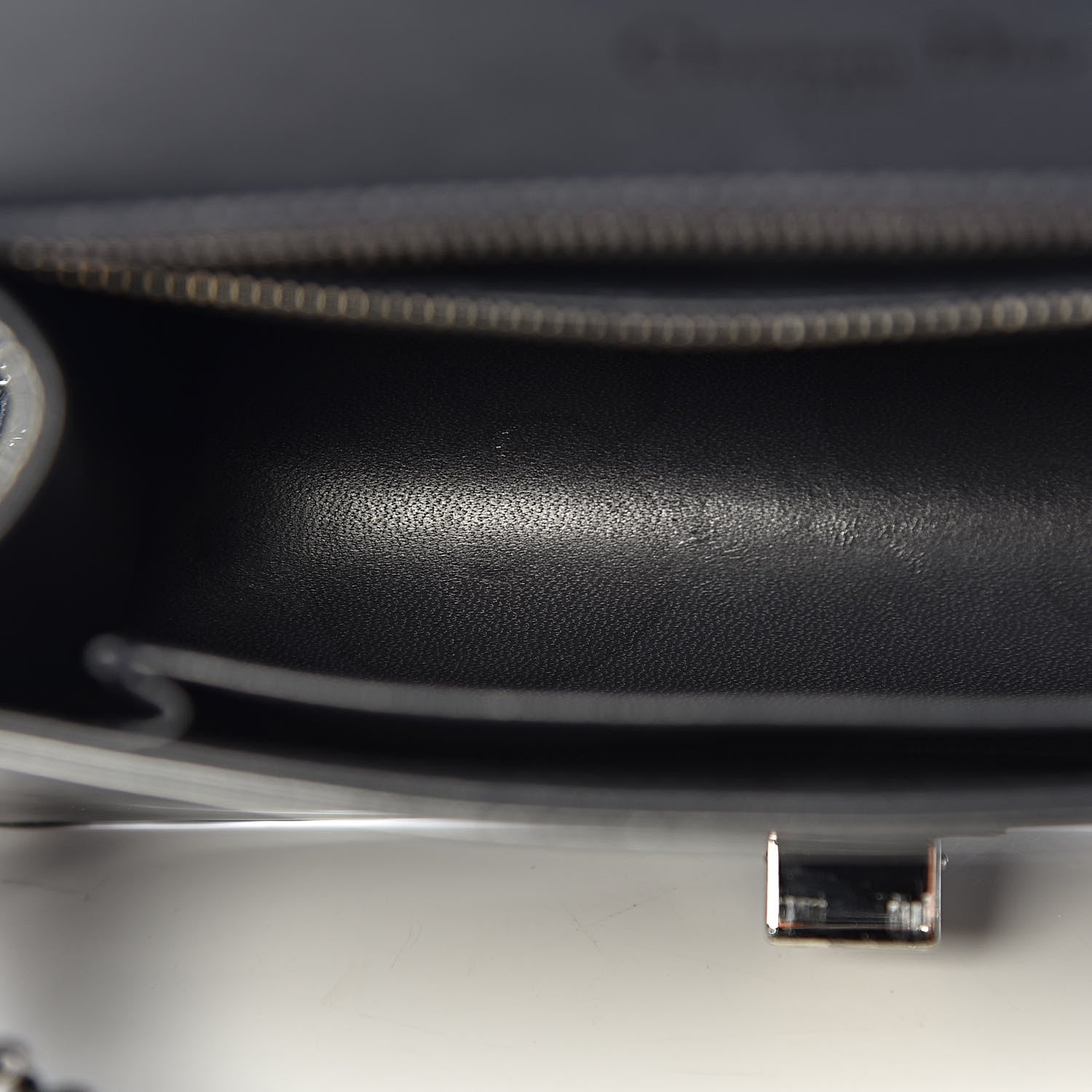 Christian Dior Metallic Patent Micro-Cannage Small Diorama Flap Bag Onyx Black 11 of 13