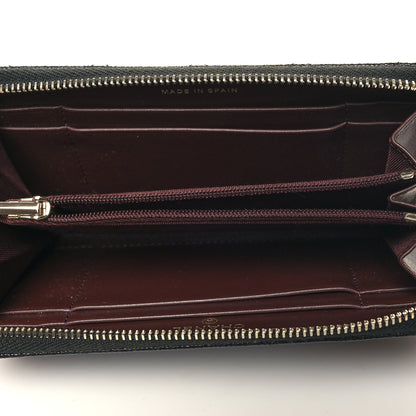 Chanel Caviar Quilted Medium Zip Around Wallet Black 5 of 10