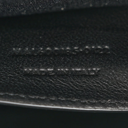 Saint Laurent Grain De Poudre Textured Mixed Matelasse Medium Triquilt Monogram Satchel Storm 7 of 10