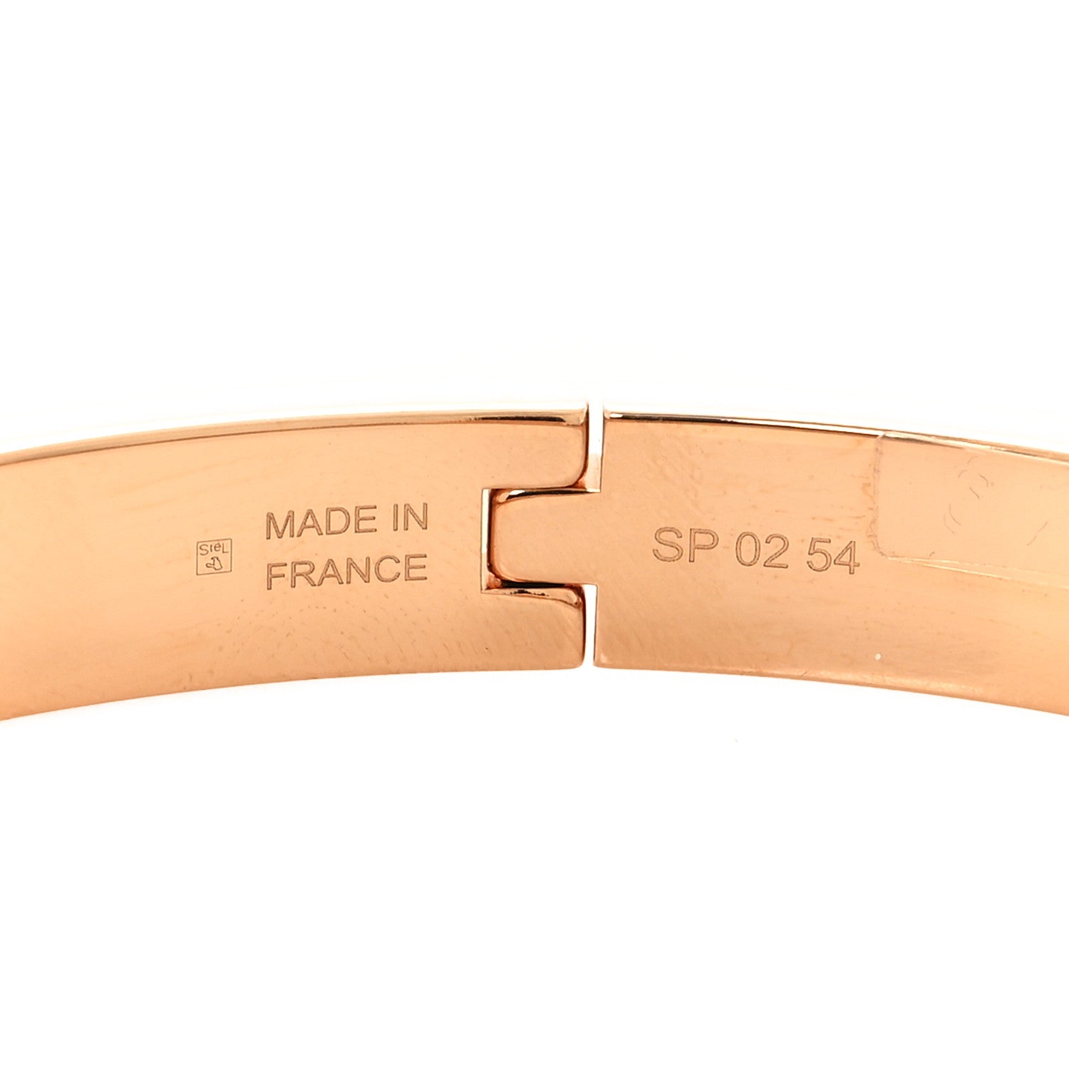 Hermes Enamel Mini Clic Kelly Bracelet PM Chardon 4 of 5