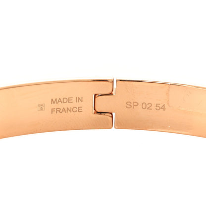 Hermes Enamel Mini Clic Kelly Bracelet PM Chardon 4 of 5