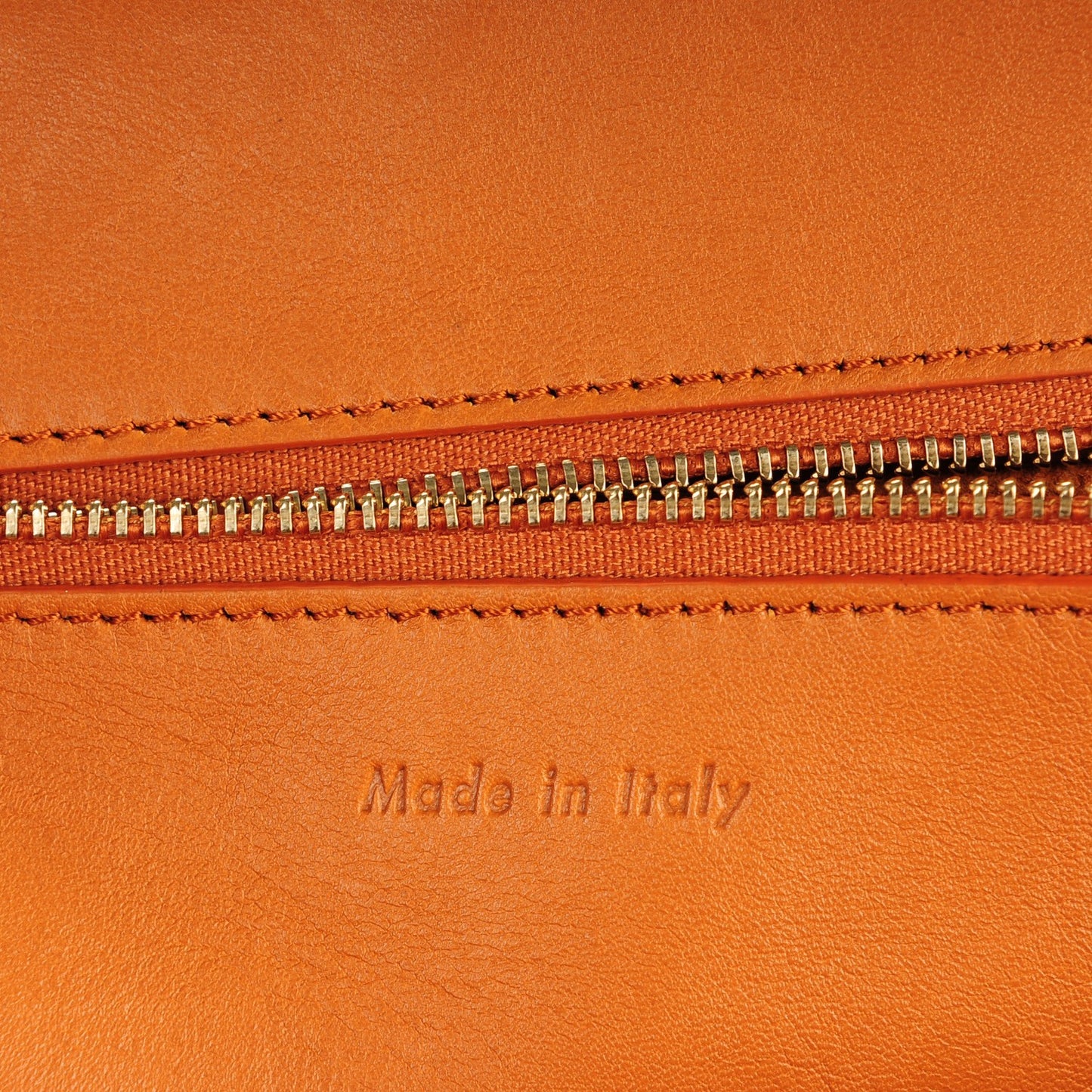 Smooth Calfskin Large Bi-Color Belt Bag Light Copper