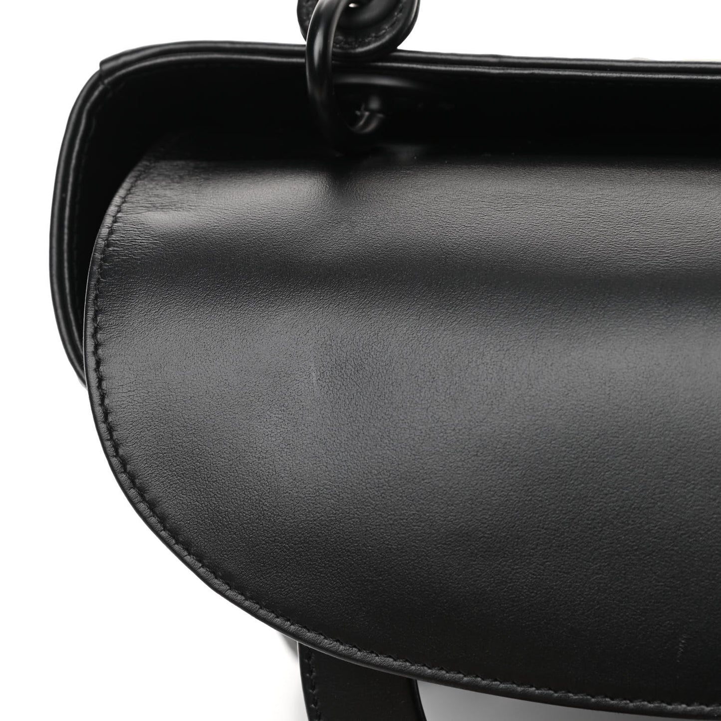 Calfskin Cannage Diamond Cannage Medium Lady Dior Black
