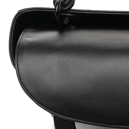 Christian Dior Calfskin Cannage Diamond Cannage Medium Lady Dior Black 11 of 12