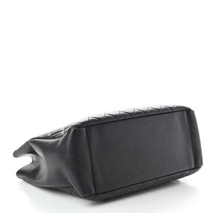 Chanel Caviar Quilted Grand Shopping Tote GST Black 4 of 11