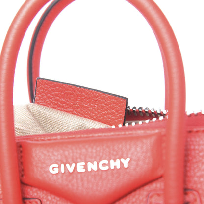 Givenchy Sugar Goatskin Mini Antigona Red 7 of 10