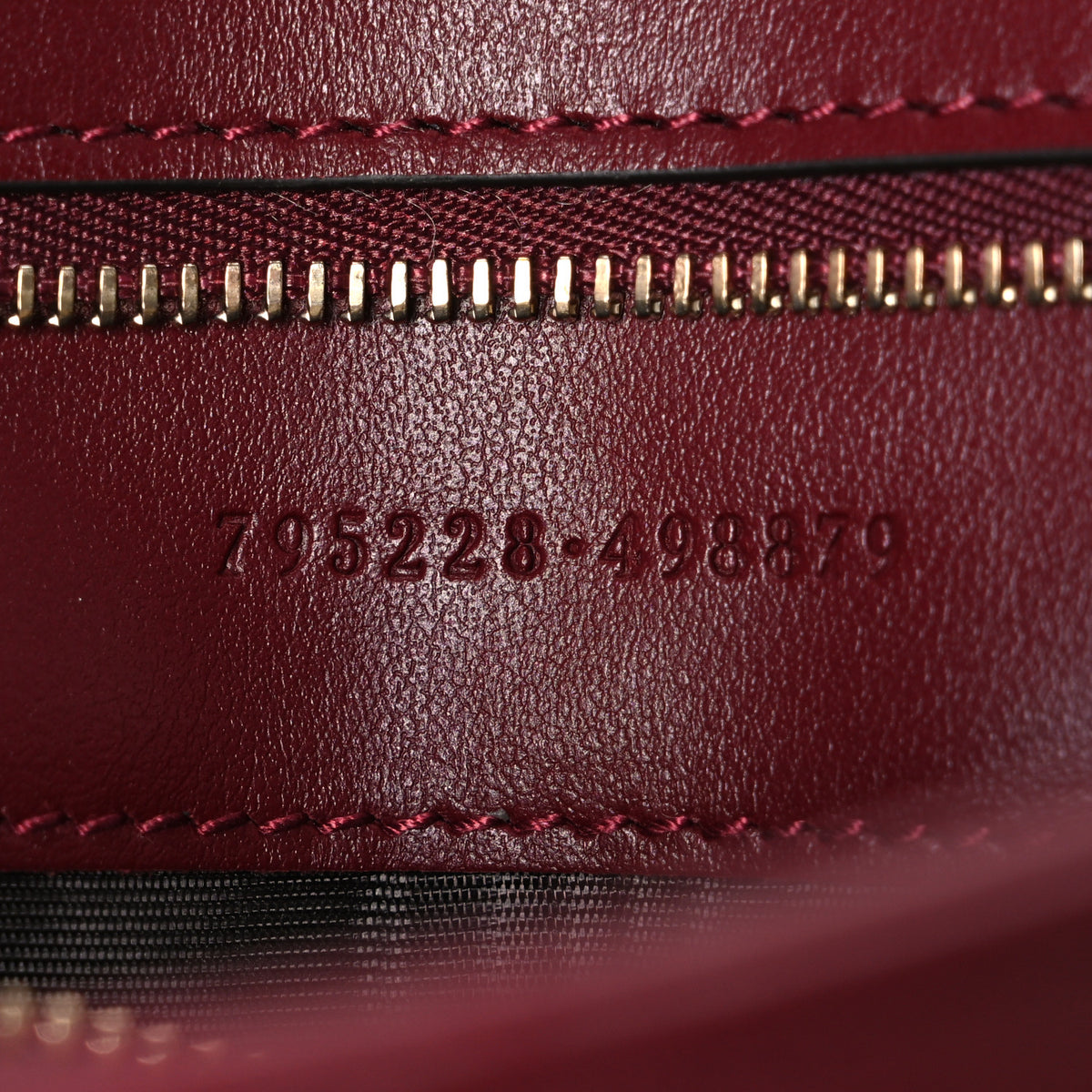 Gucci Calfskin Matelasse Small GG Marmont Multi Pocket Shoulder Bag Rosso Ancora 6 of 9