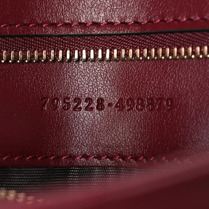 Gucci Calfskin Matelasse Small GG Marmont Multi Pocket Shoulder Bag Rosso Ancora 6 of 9