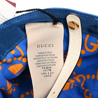 Gucci X ADIDAS Lambskin Trefoil Stefanos Baseball Hat XL Blue 9 of 11