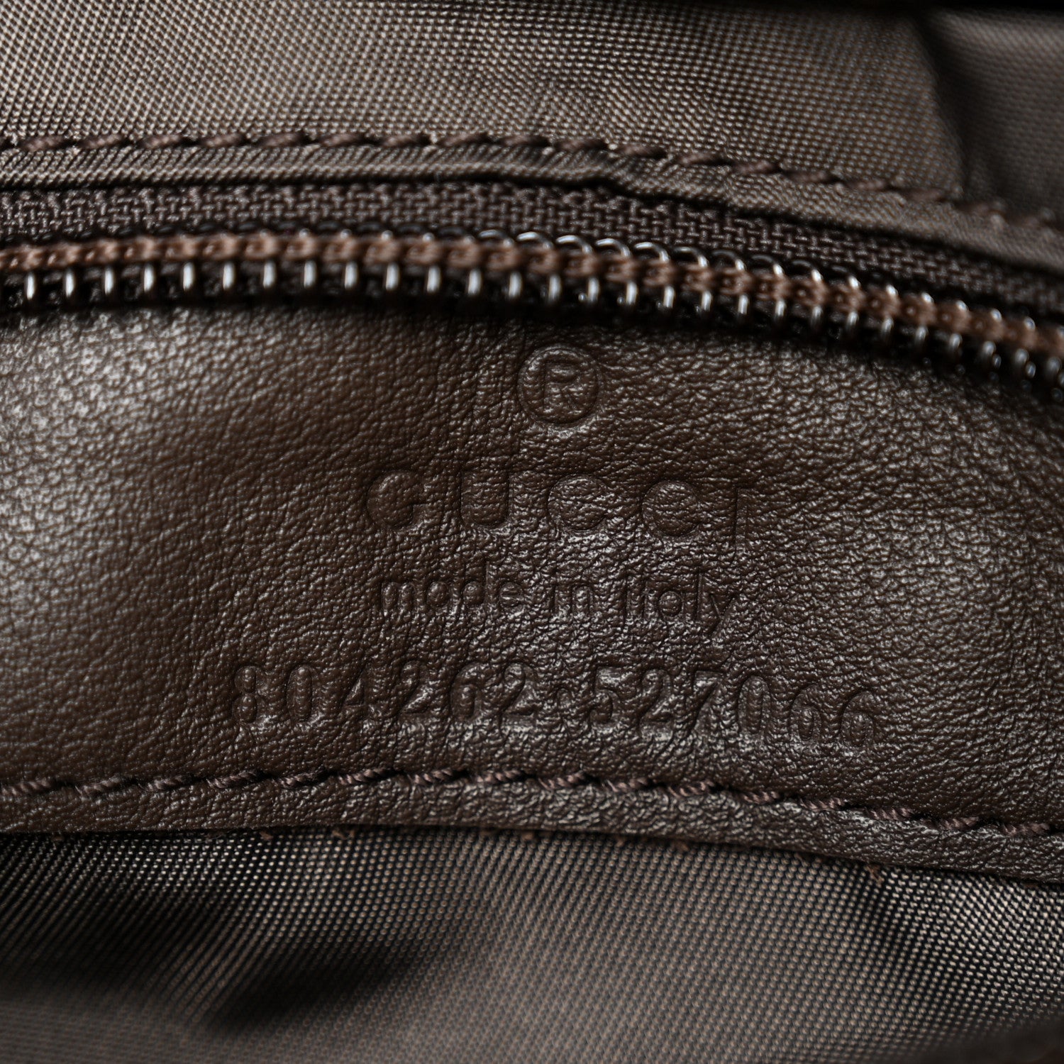 Gucci Monogram Large Belt Bag Beige Dark Brown 6 of 9