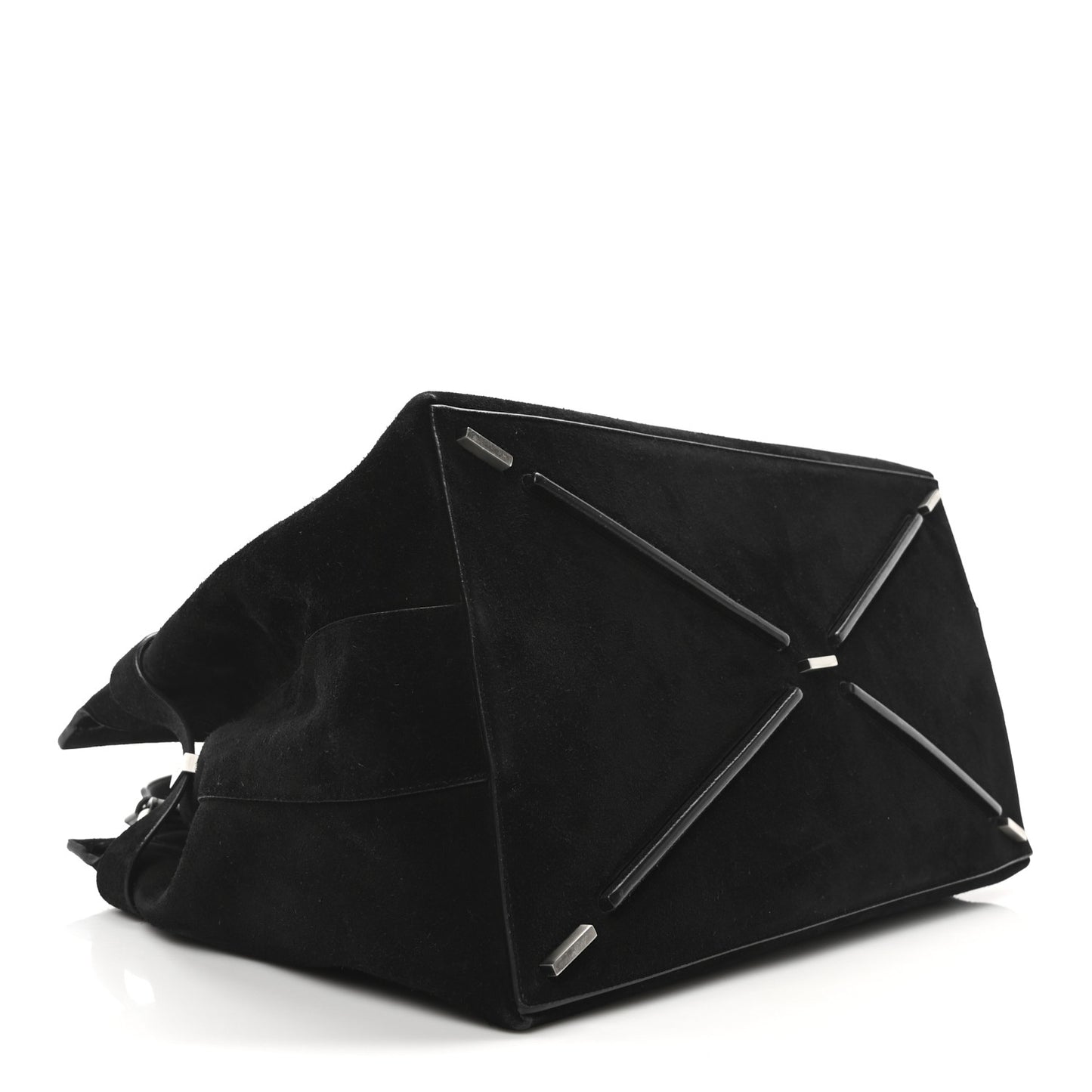 Suede Mens Wanda Tote Bag Black