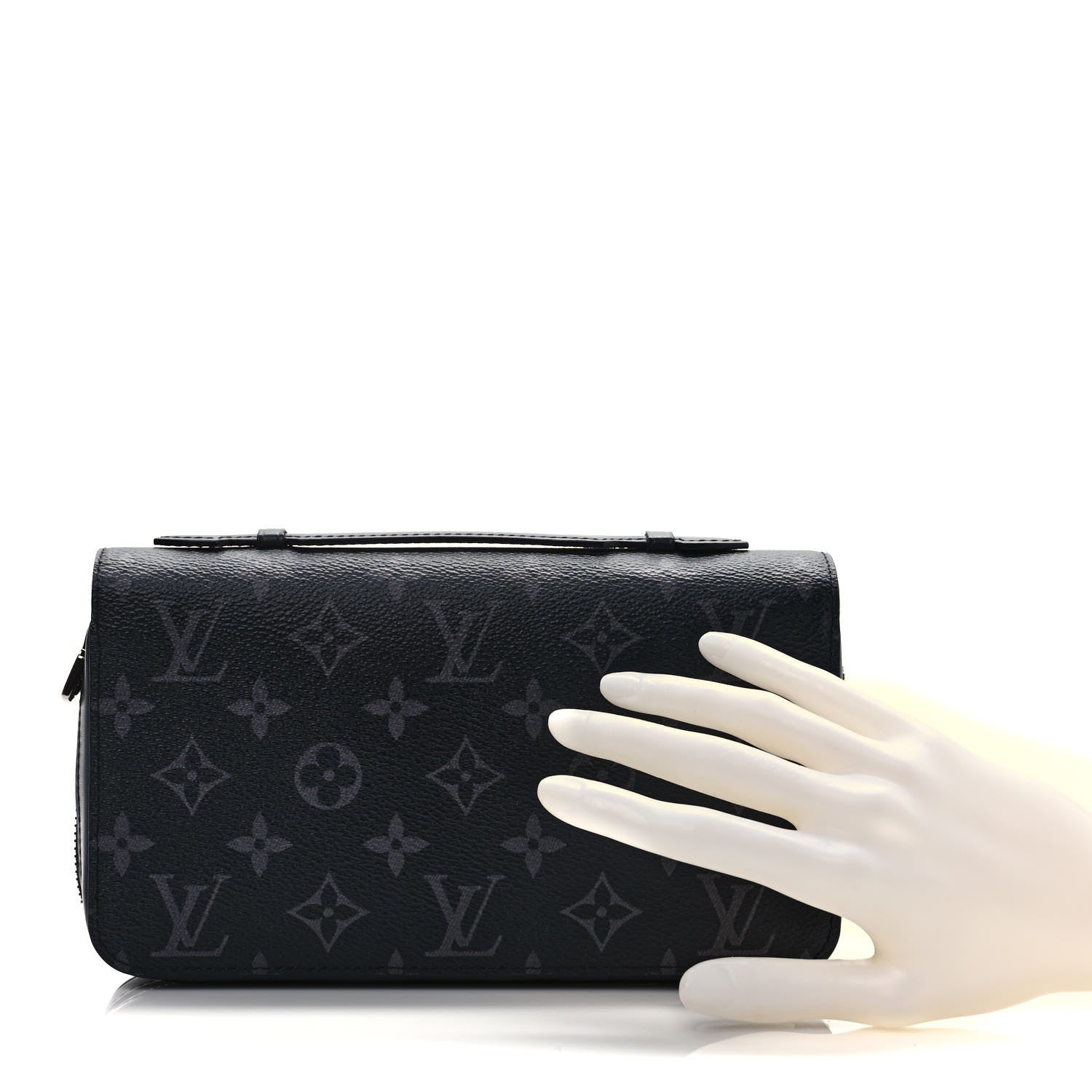 Louis Vuitton Monogram Eclipse Zippy XL Wallet 2 of 8