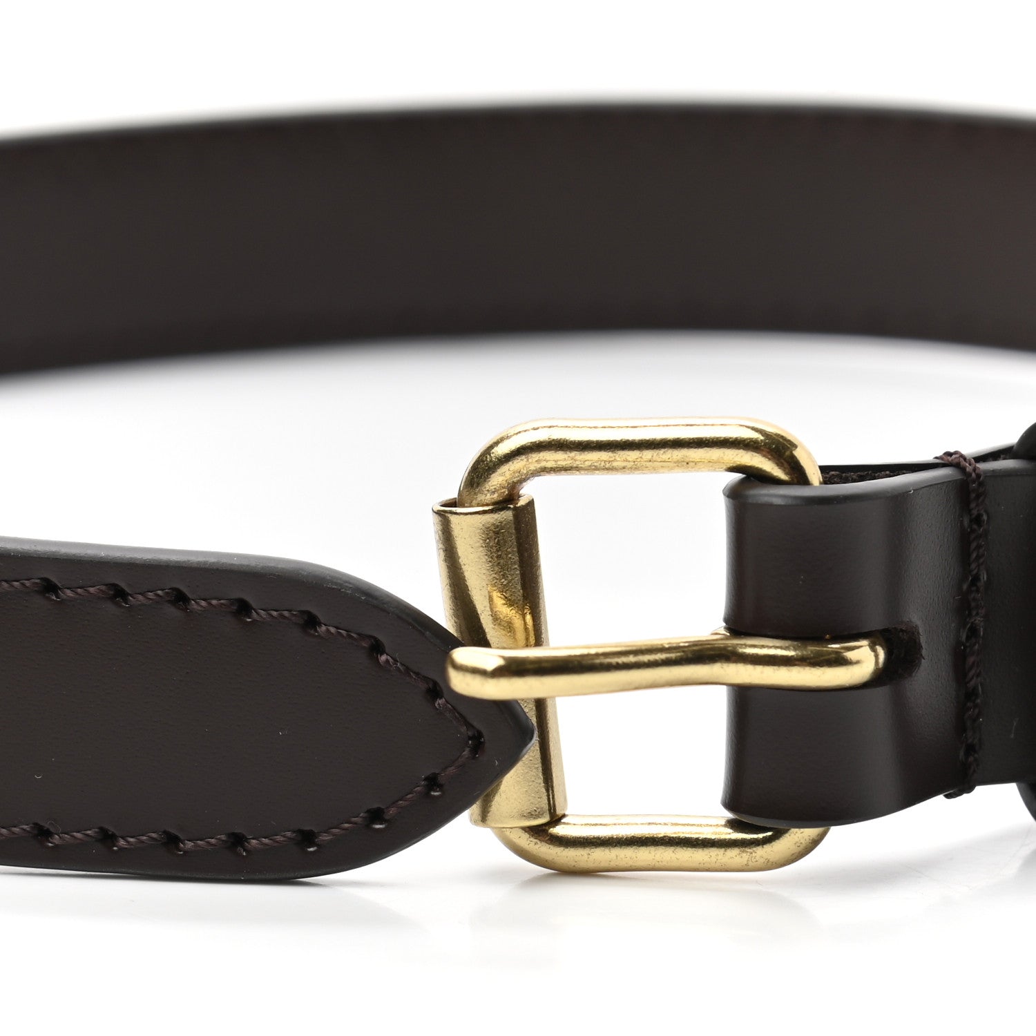 Louis Vuitton Calfskin Bandouliere Strap Extender Brown 3 of 3