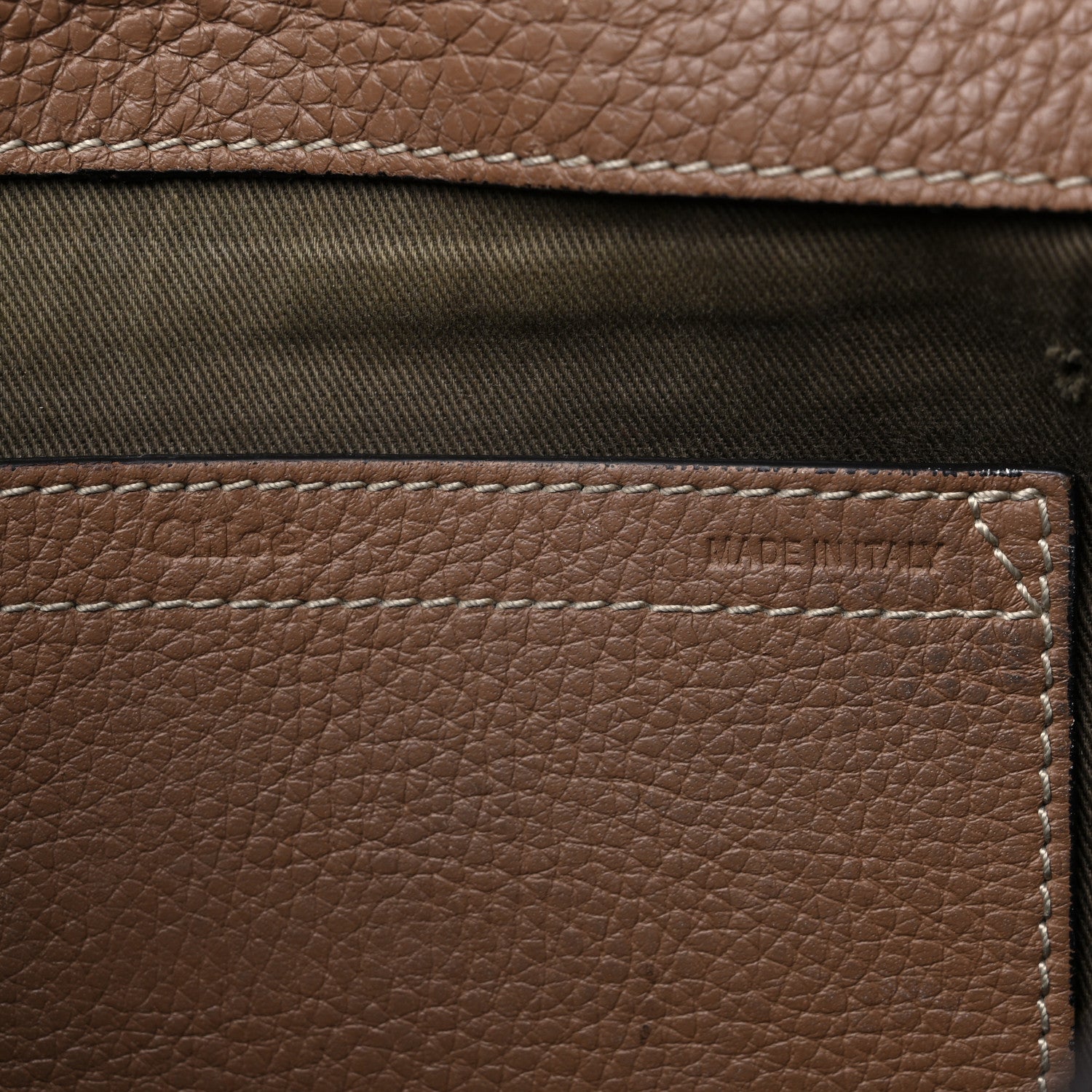 Chloe Calfskin Medium Marcie Round Crossbody Bag Nut 5 of 15