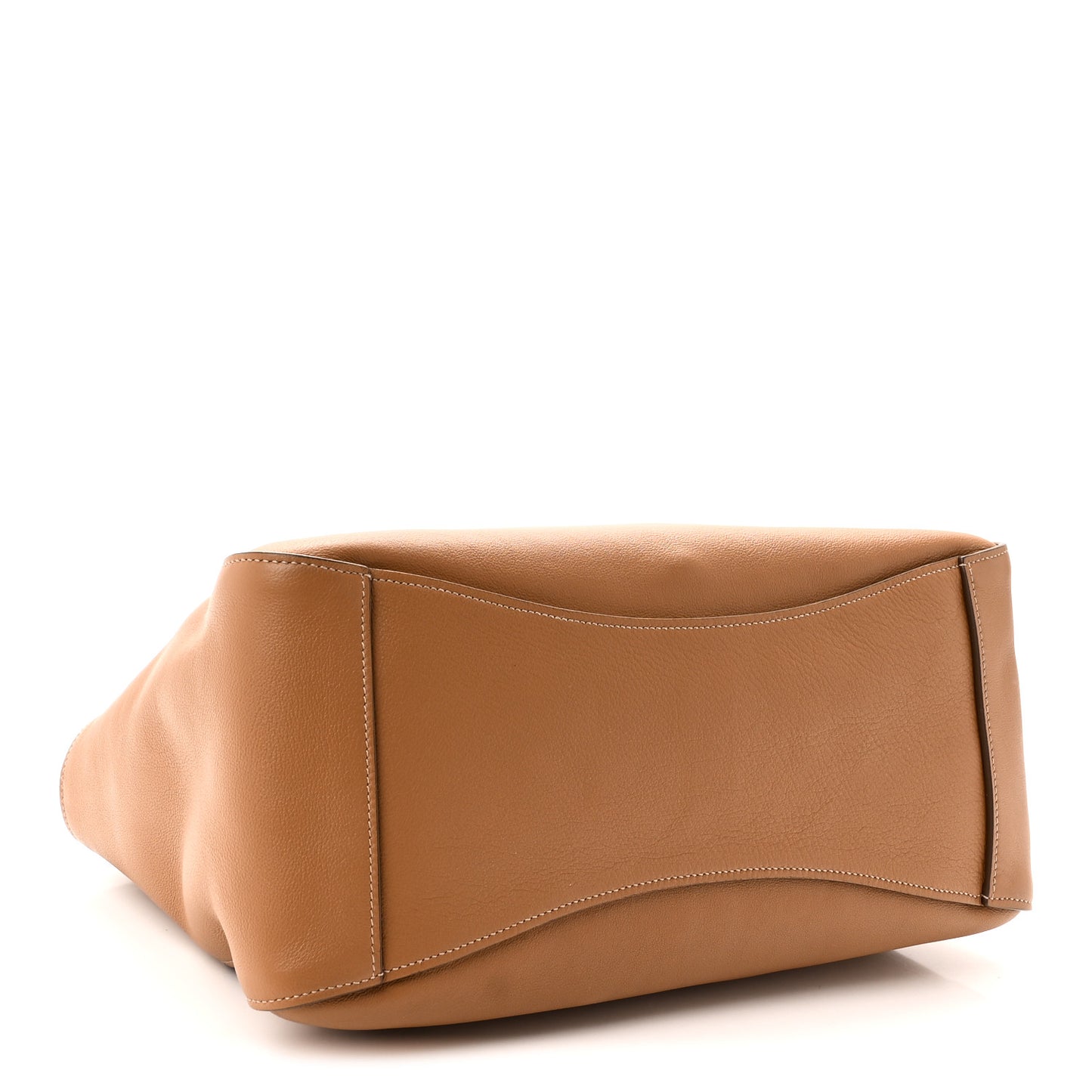 Soft Grain Calfskin Shopping Tote Caramel