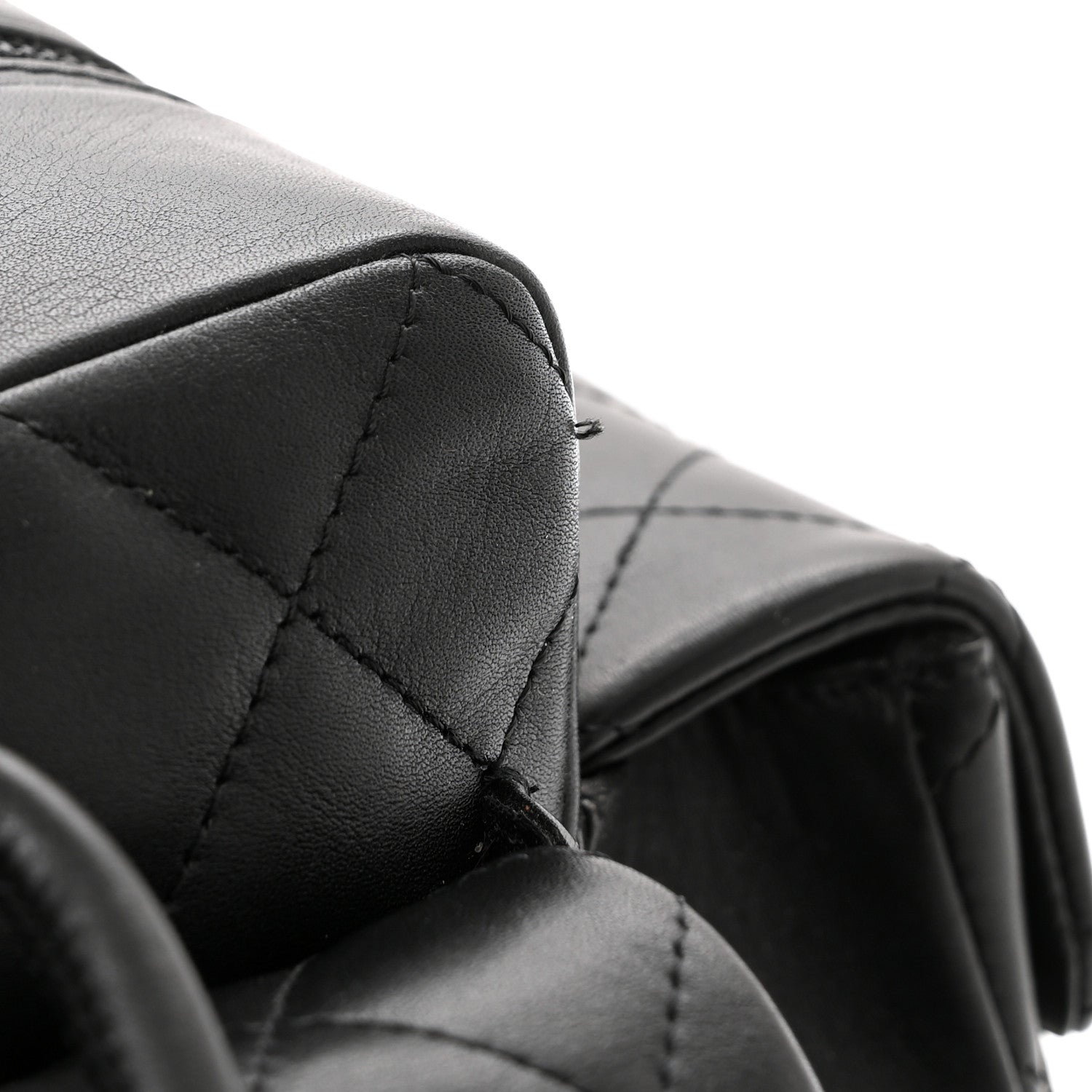 Chanel Calfskin Quilted Large Cambon Multipocket Reporter Black 12 of 12