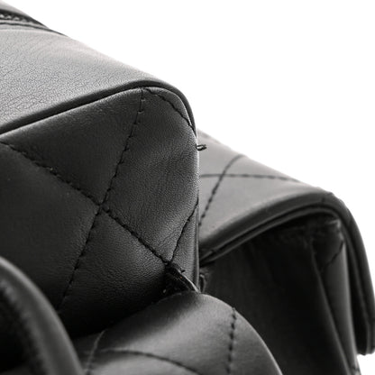 Chanel Calfskin Quilted Large Cambon Multipocket Reporter Black 12 of 12