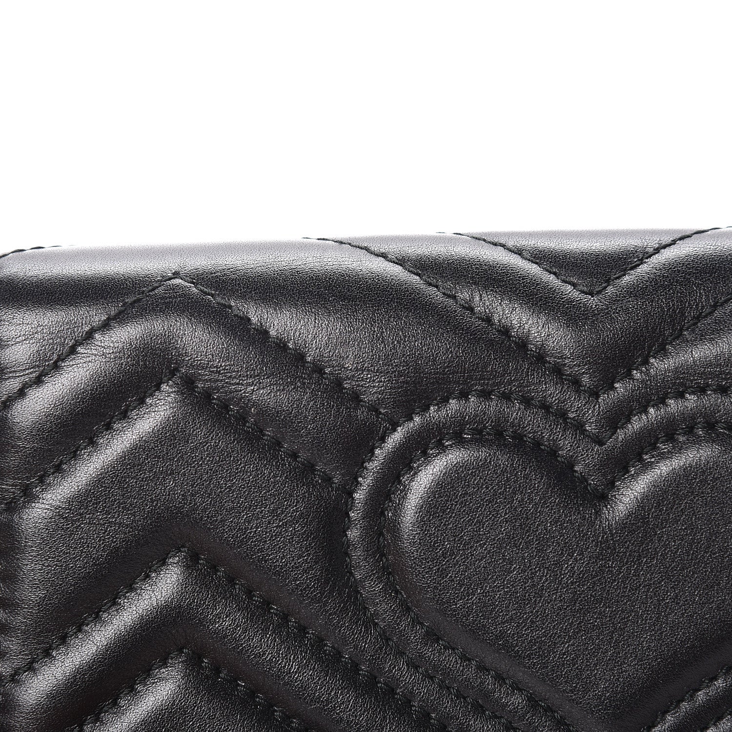 Gucci Calfskin Matelasse GG Marmont Mini Bag Black 10 of 13