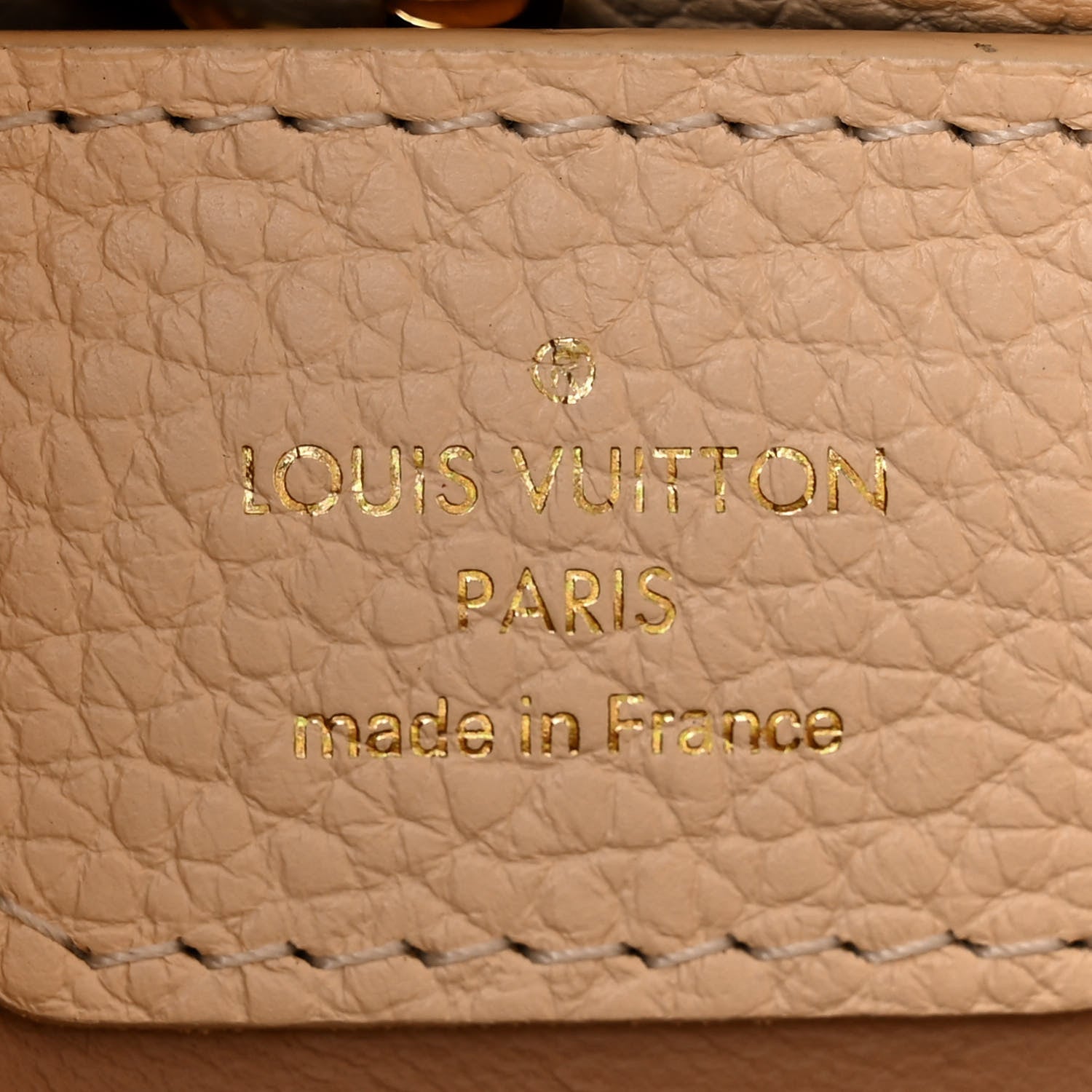 Louis Vuitton Taurillon Gradient Capucines PM Cloudy Creme 6 of 15