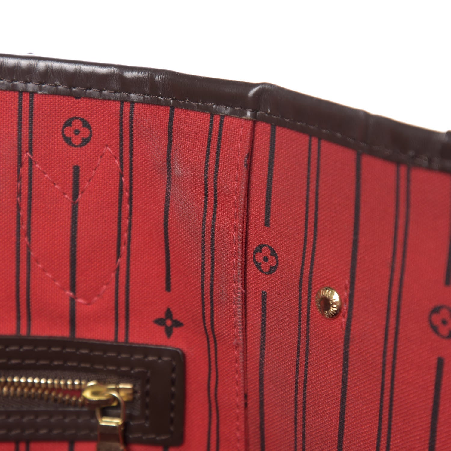 Louis Vuitton Damier Ebene Neverfull MM 7 of 14