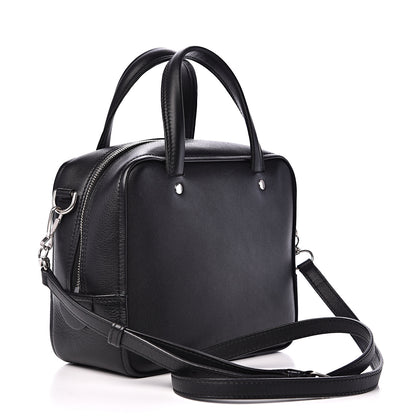 Balenciaga Shiny Day Calfskin XS Triangle Square Bag Black 2 of 10