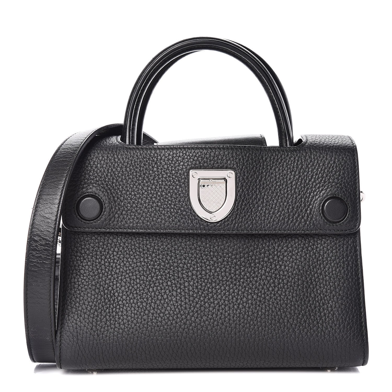 Christian Dior Grained Calfskin Mini Diorever Flap Black 1 of 13