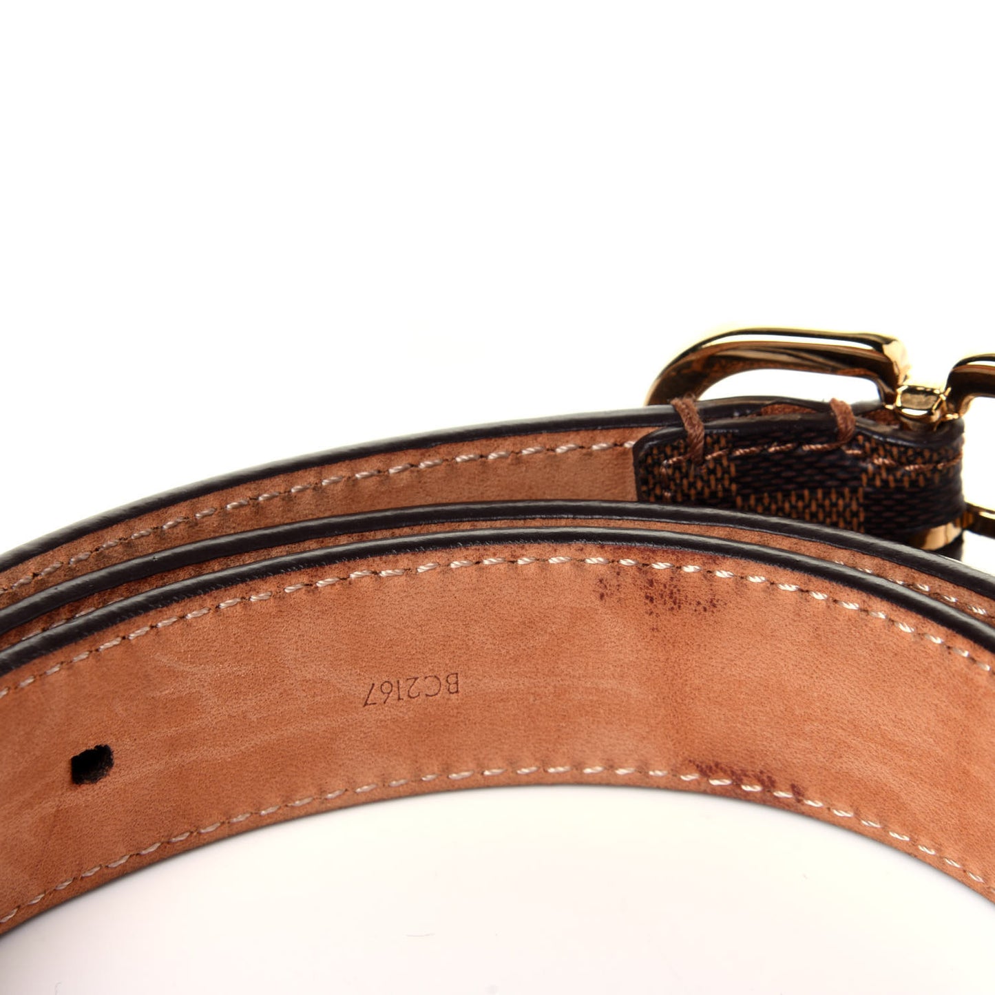 Damier Ebene Mini 25mm Belt 85 34