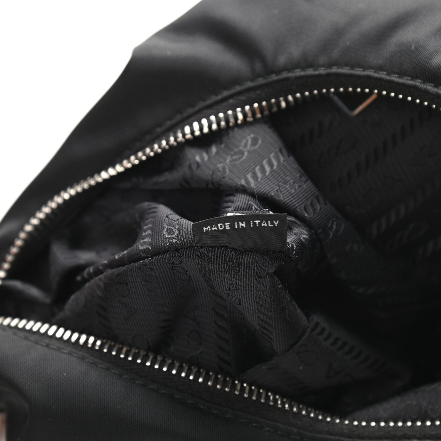 Prada Tessuto Nylon Saffiano Re-Edition 2006 Shoulder Bag Black 7 of 11