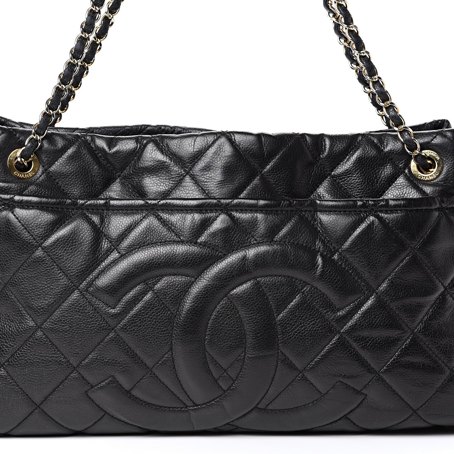 Chanel Caviar Quilted Timeless CC Soft Tote Black 7 of 11