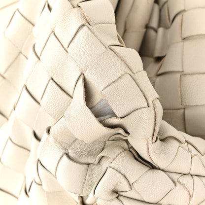 Bottega Veneta Nappa Maxi Intrecciato The Pouch Oversized Clutch Plaster 8 of 8