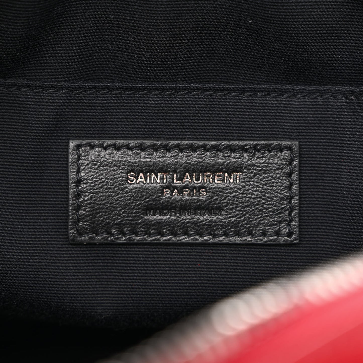 Calfskin Matelasse Monogram Lou Camera Bag Red