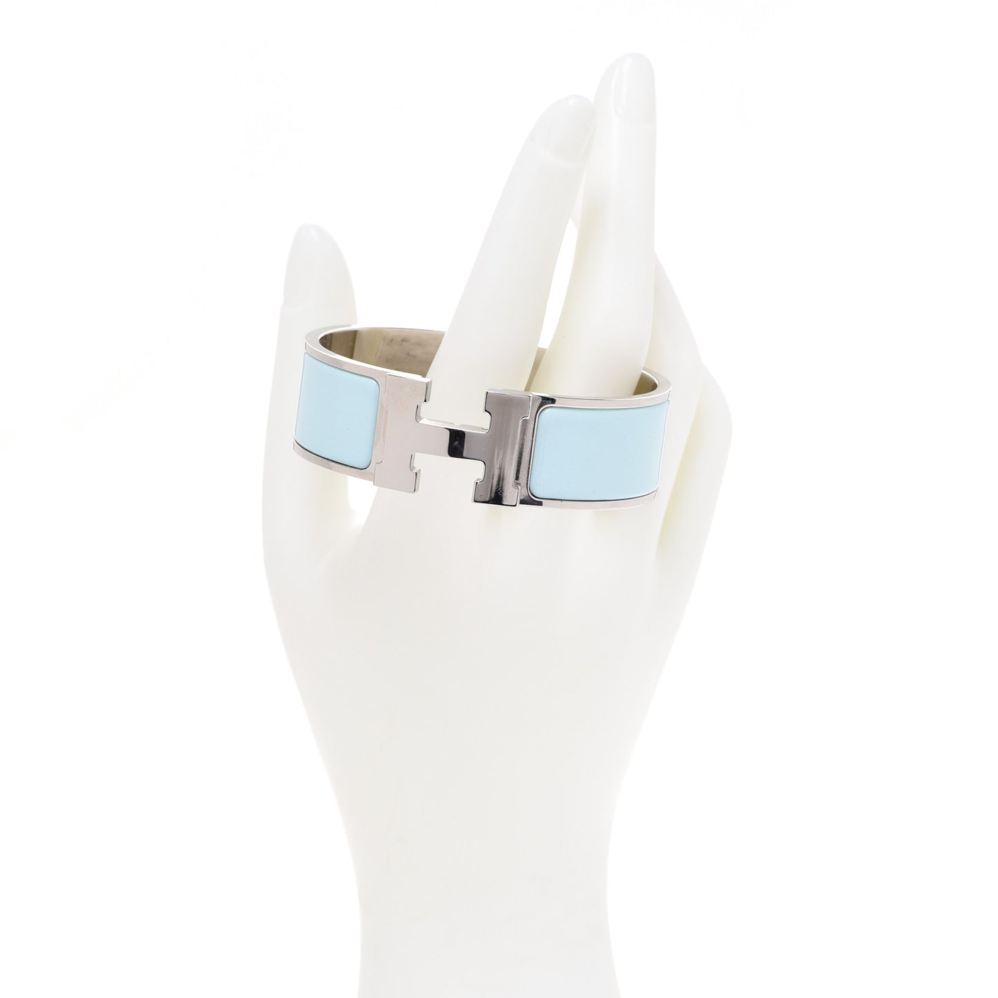 Enamel Wide Clic Clac H Bracelet GM Lagon