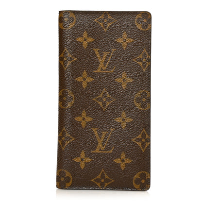 Louis Vuitton Monogram Porte Valeurs Checkbook Wallet 1 of 7