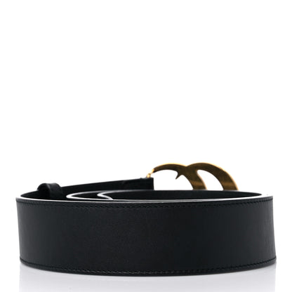 Gucci Calfskin Double G 40mm Belt 80 32 Black 2 of 4